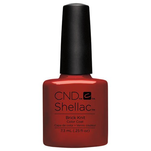 CND Shellac Color Coat Brick Knit X 12