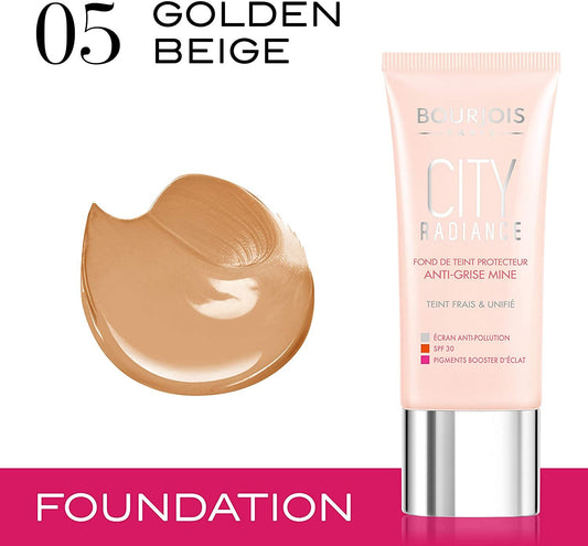 Bourjois City Radiance Foundation Golden Beige 05 X 3